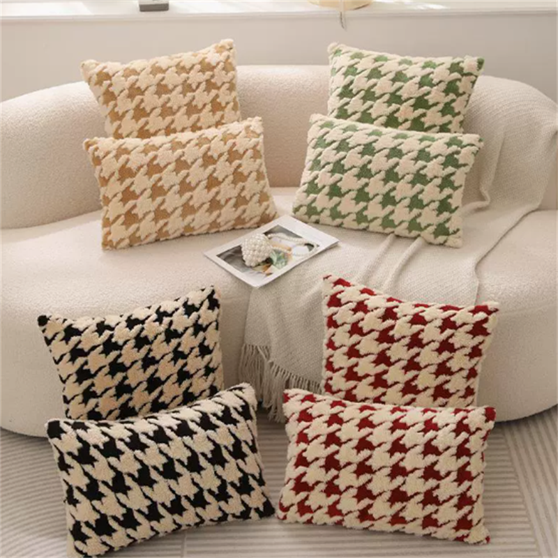 Factory direct sales of throw pillows, light luxury and versatile coreless plush pillowcases, custom-made short plush throw pillows Specification image