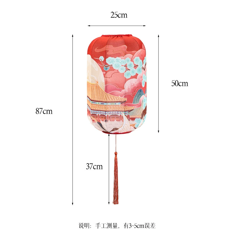 中式国潮古风灯笼户外餐厅饭店街道景区商场花吊装饰网红灯笼墙灯具灯饰装饰灯灯具灯饰装饰灯详情图5