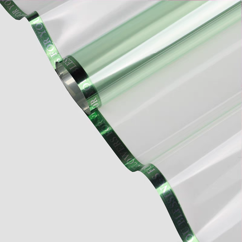Pengfa Packaging Factory Store's popular colored gold fluorescent flower wrapping paper, English edge jelly film, waterproof transparent cellophane, flower wrapping paper, special flower wrapping paper for flower bouquets and flower shops, Valentine's Day wrapping paper, thickened waterproof detail image 15