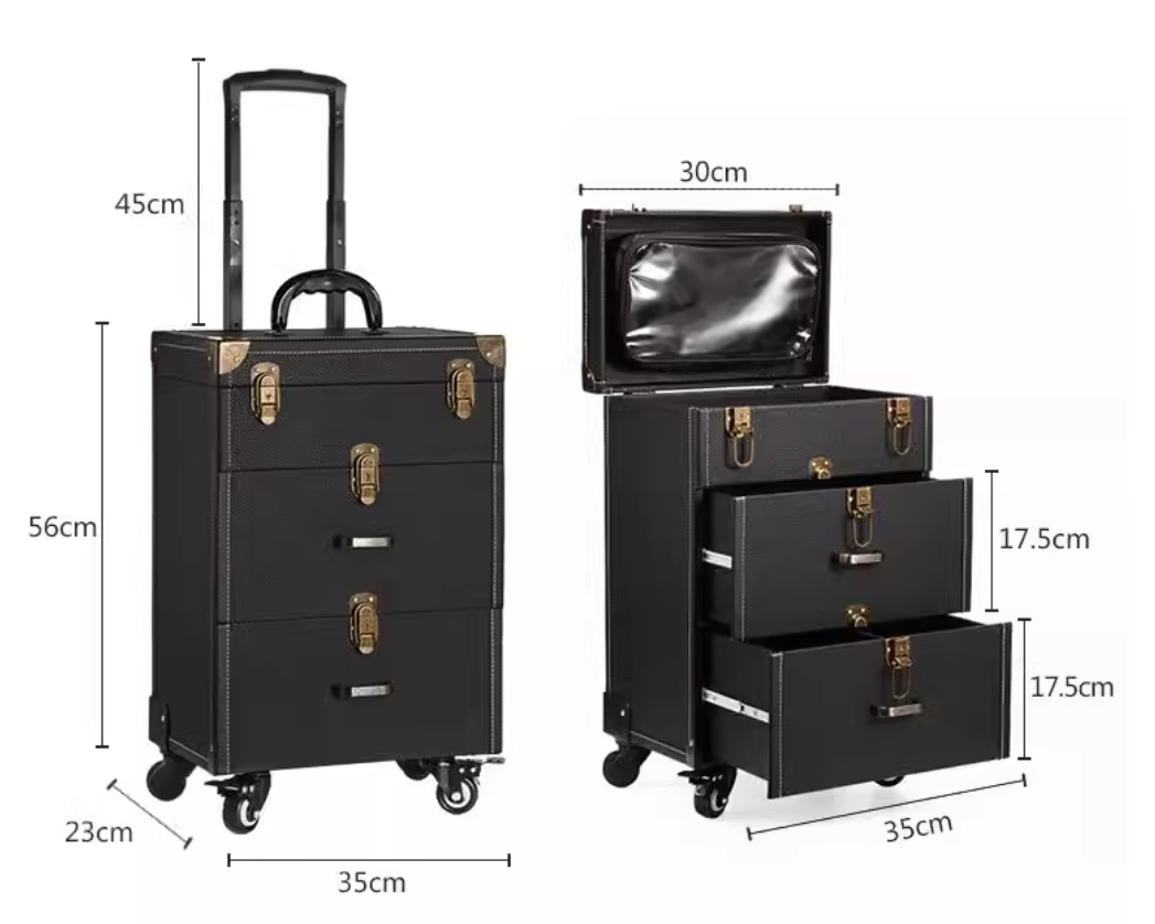 High-end double-drawer watch, jewelry box, cosmetic box and storage box