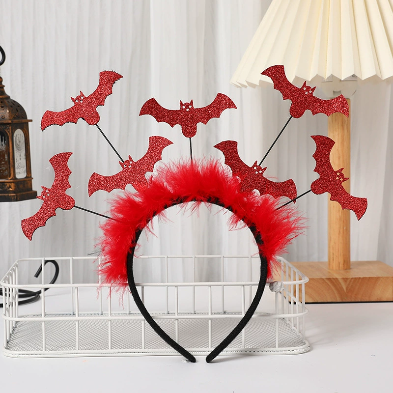 万圣节蝙蝠发箍节日派对头饰男女装扮饰品舞台表演道具发饰详情3