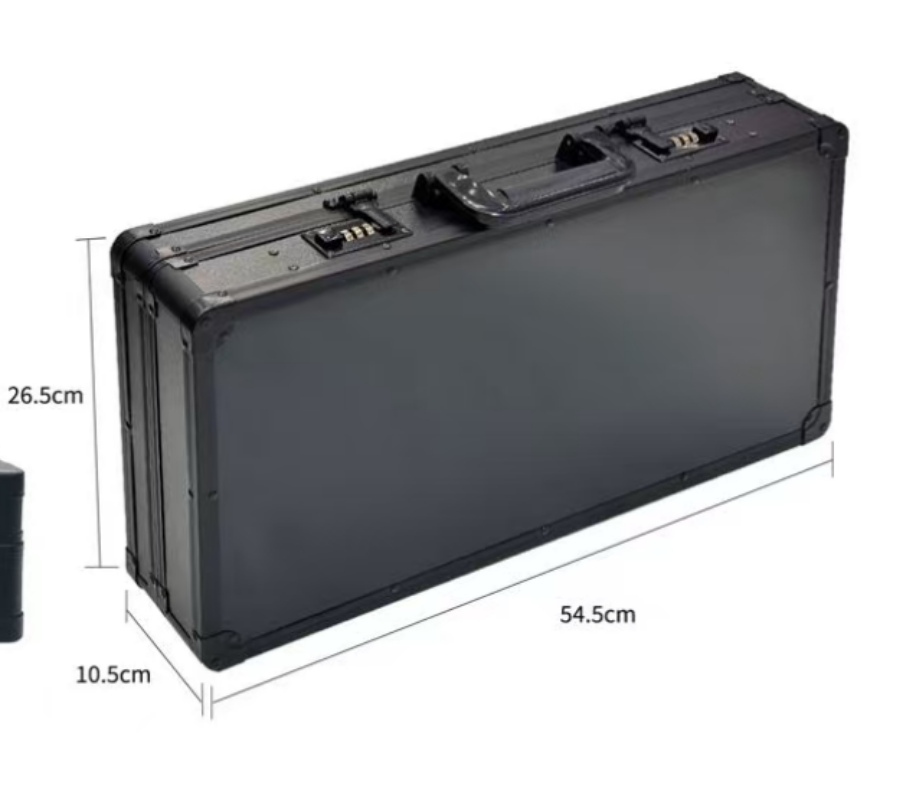 High-end aluminum alloy hairdressing tool box and scissors storage box details Picture