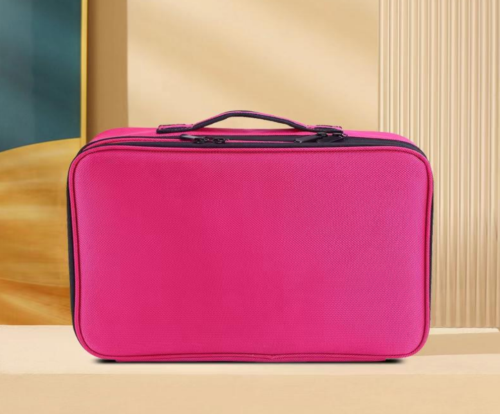 Oxford Cloth portable casual assembly makeup bag and jewelry box Specification image