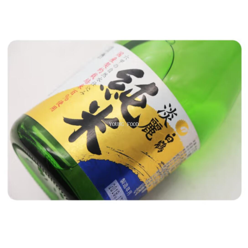 包邮！BAIOCCHI进口休闲零食米酒洋酒 日本白鹤淡丽纯米清酒300ml细节图