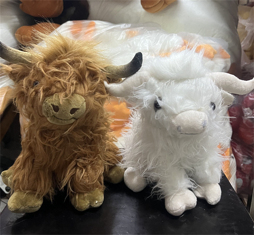Plush toy doll factory direct delivery Highland Cow simulation Scottish Highland Cow doll Doll toy Application Scenario
