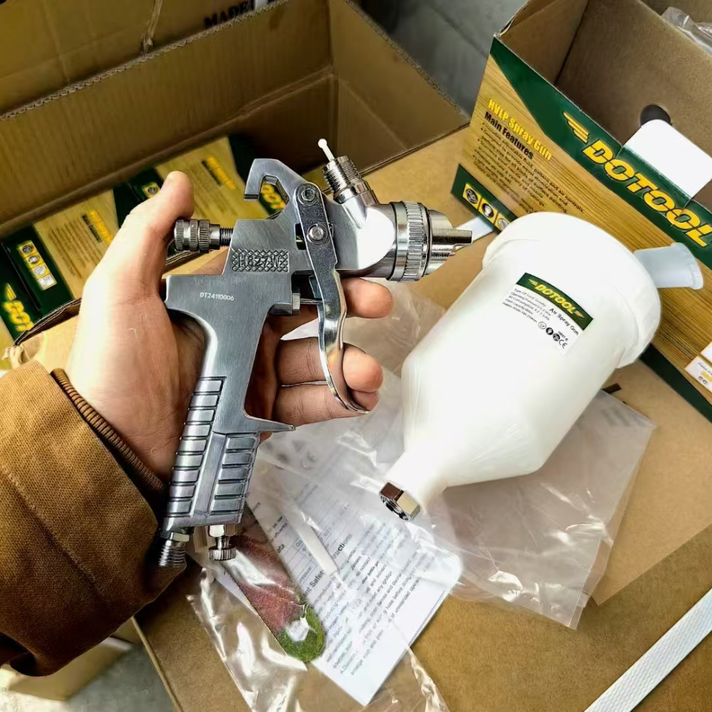 DOTOOL H827-E Pneumatic HVLP spray gun Small Area Paint repair Paint spray gun/leather coat oil/wall painting full figure