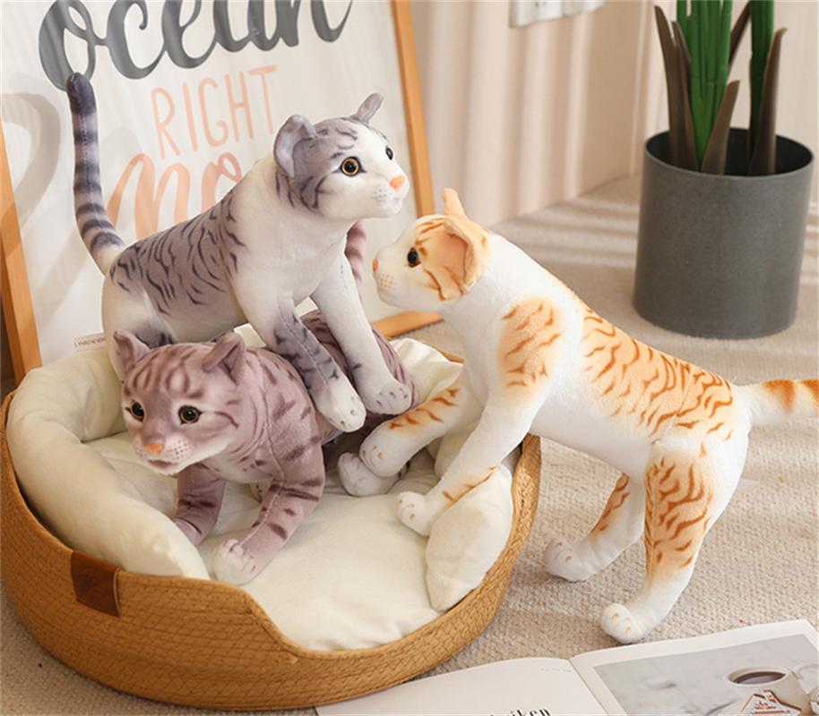 Factory direct delivery of simulated pet cat toys, plush toys, figurines and dolls Application Scenario