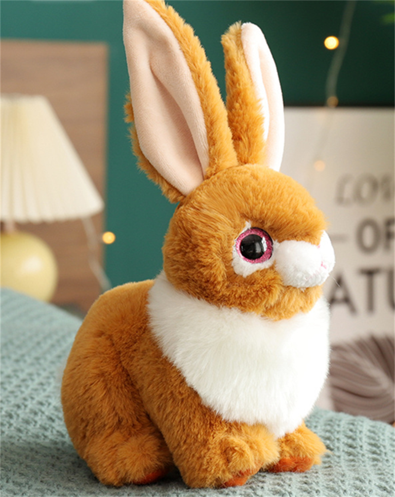 Toys, plush toys, doll factory, direct delivery of figurines, toys, simulated rabbit figurines Specification image
