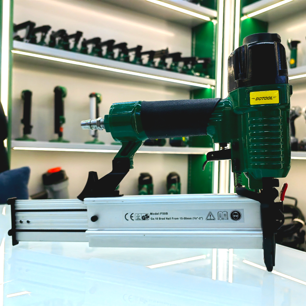 DOTOOL factory direct pneumatic nail gun F50B straight nail gun send nail gun shoot nail gun woodworking nail gun is not stuck nail Specification drawing