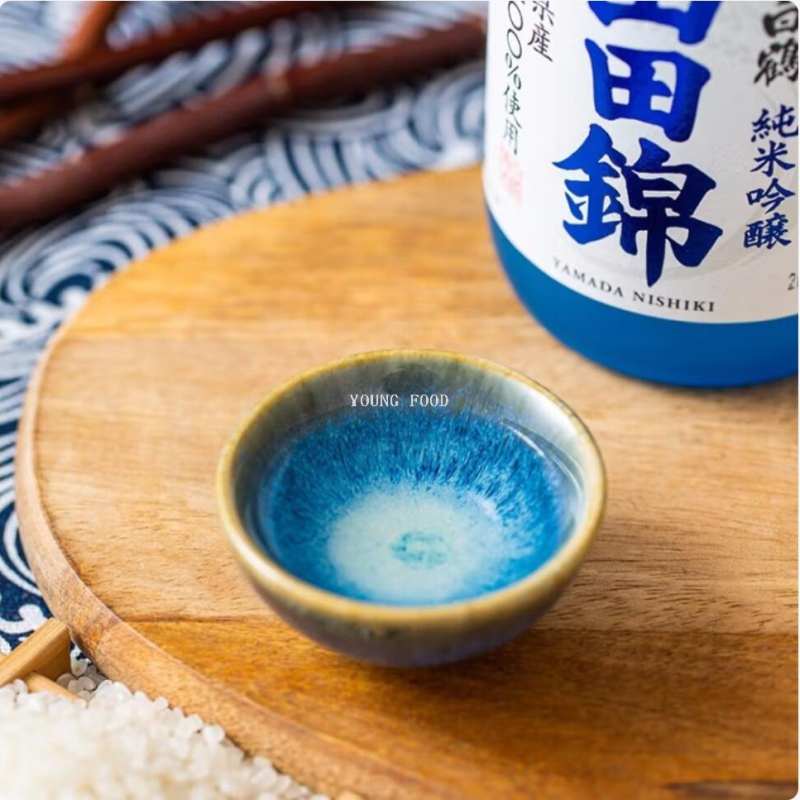 Free shipping BAIOCCHI imported rice wine and snack food, 720ml of Japanese Shiratsuki Yamada Jin Junmai Ginjo Sake Application Scenario