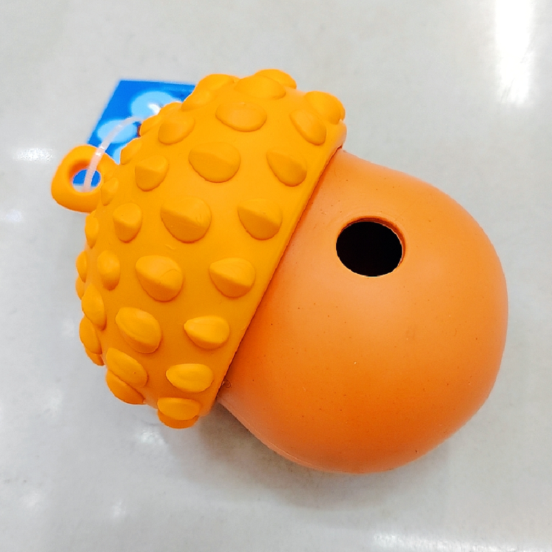 Pet products Pet silicone puzzle pine cone leakage food ball dog boredom licking teeth grinding details Picture