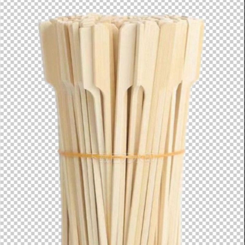 Disposable barbecue skewers, iron gun skewers, bone and meat connected, hot pot, sugar-coated haws, flat skewers, small skewers, fruit skewers, bamboo skewers details Picture