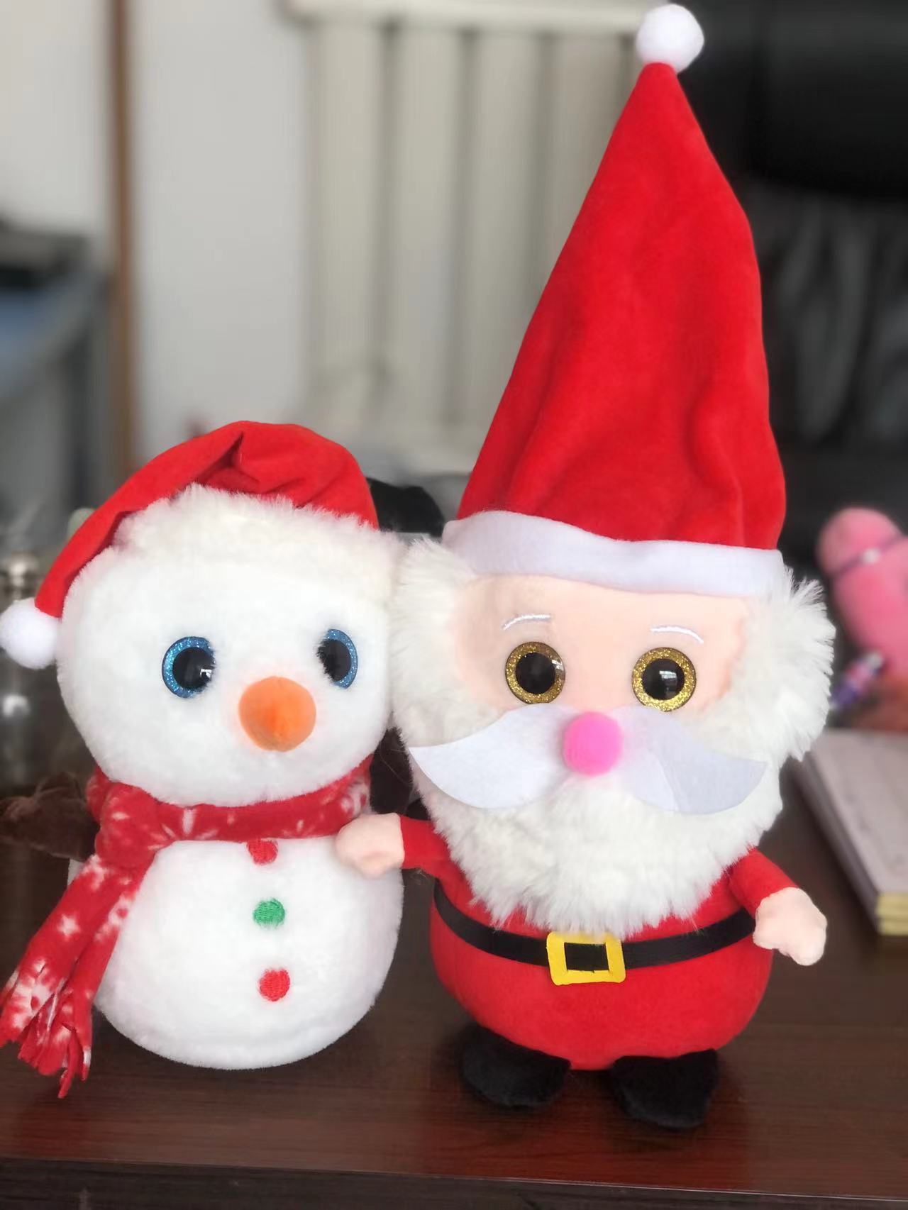 Toys, plush toys, doll factory, direct delivery of figurines, toys, big-eyed cute Santa Claus Application Scenario