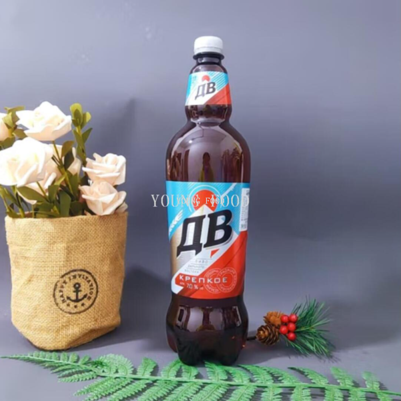 包邮！俄罗斯远东AB经典啤酒1.35L 哈罗每天AFTERSHOCK进口零食