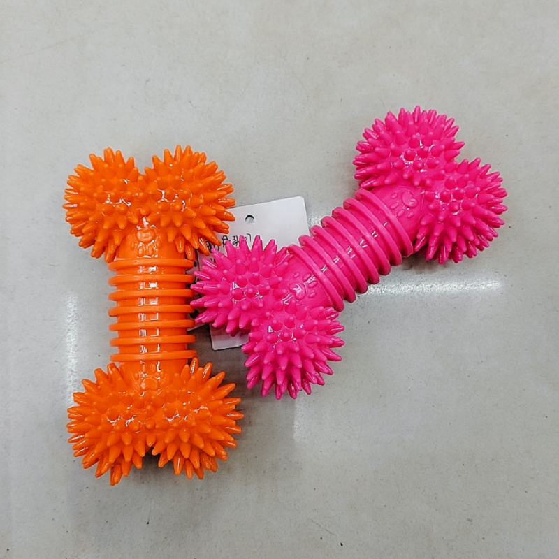Pet products Pet teething bone-piercing toy Dog play fun interactive toys Application Scenario