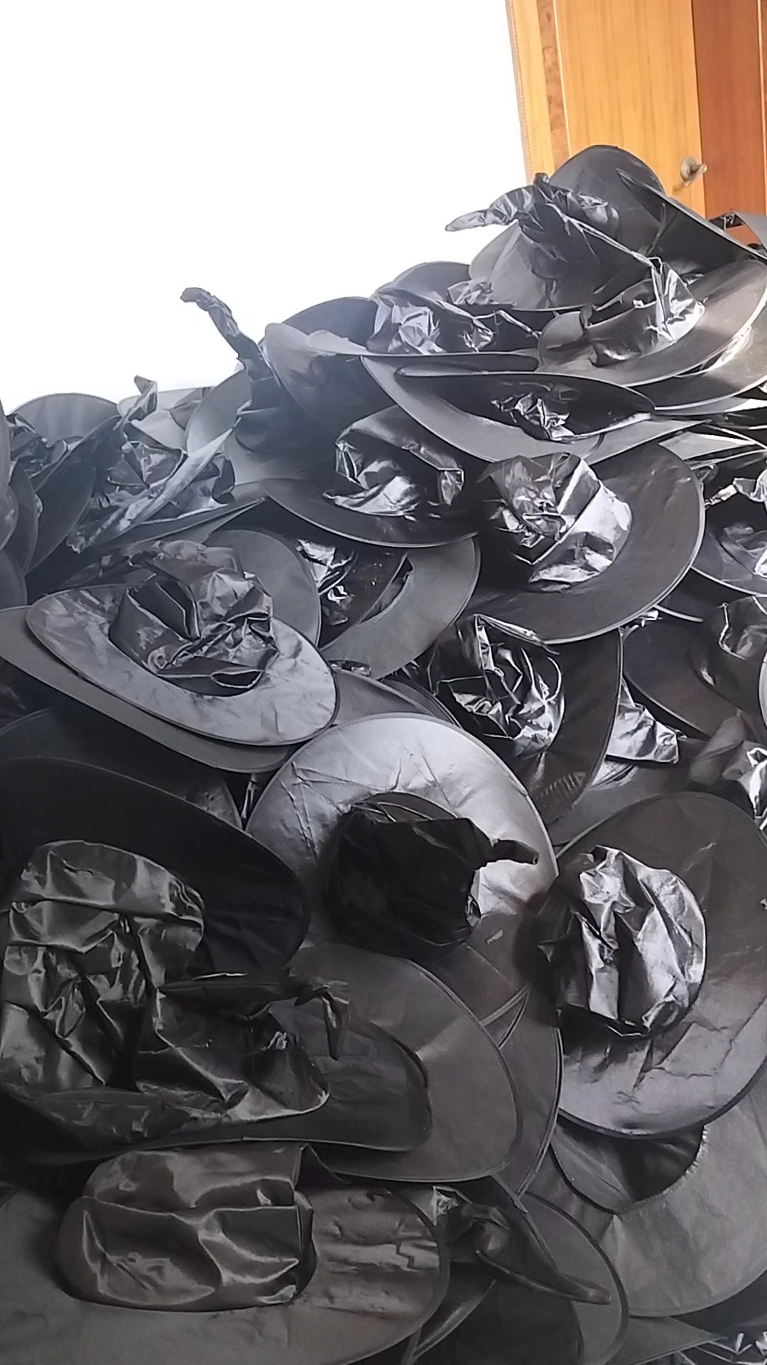 万圣节帽子儿童成人化妆舞会装扮魔法师帽烫金巫师帽五角详情图5