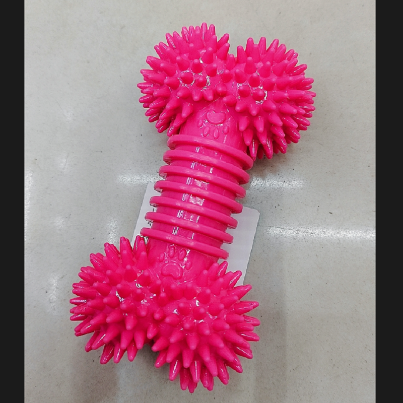 Pet products Pet teething bone-piercing toy Dog play fun interactive toys Specification drawing