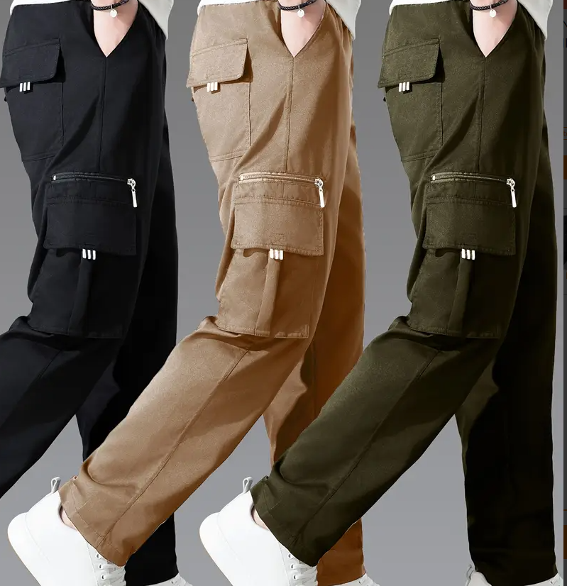 Men's work pants, multi-pocket pants, hiking pants, sportswear pants Specification image