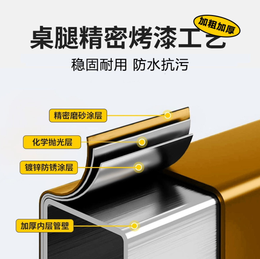 户外露营蛋卷桌 防油防水免洗餐桌 折叠便携60CM 家用烧烤摆摊野营 详情图3