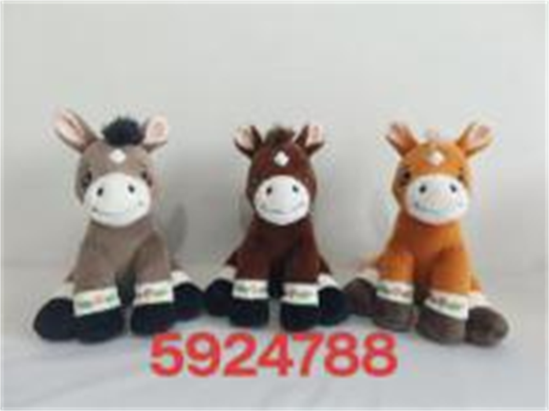 Toys, plush toys, doll factory, direct delivery of figurines, toys, tricolor horse dolls, plush toys