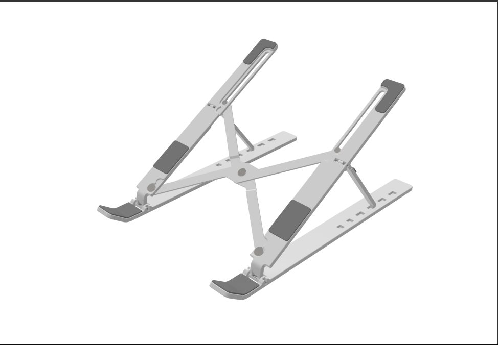 外贸批发厂家直销笔记本折叠支架。简单便携。高度自由调节。