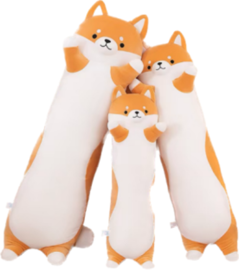 Shiba Inu throw pillow, plush toy, plush toy, factory direct hair, internet-famous toy