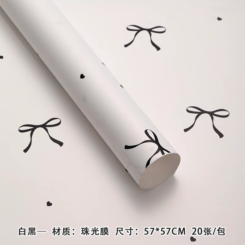Pengfa Packaging Factory Store's new Mother's Day product, Tongxin Knot, Flower bouquet wrapping paper, rose and carnation bouquet floral art wrapping paper, thickened waterproof Ouya paper, flower packaging with Tongxin Paper, True Heart Flower detail image 6
