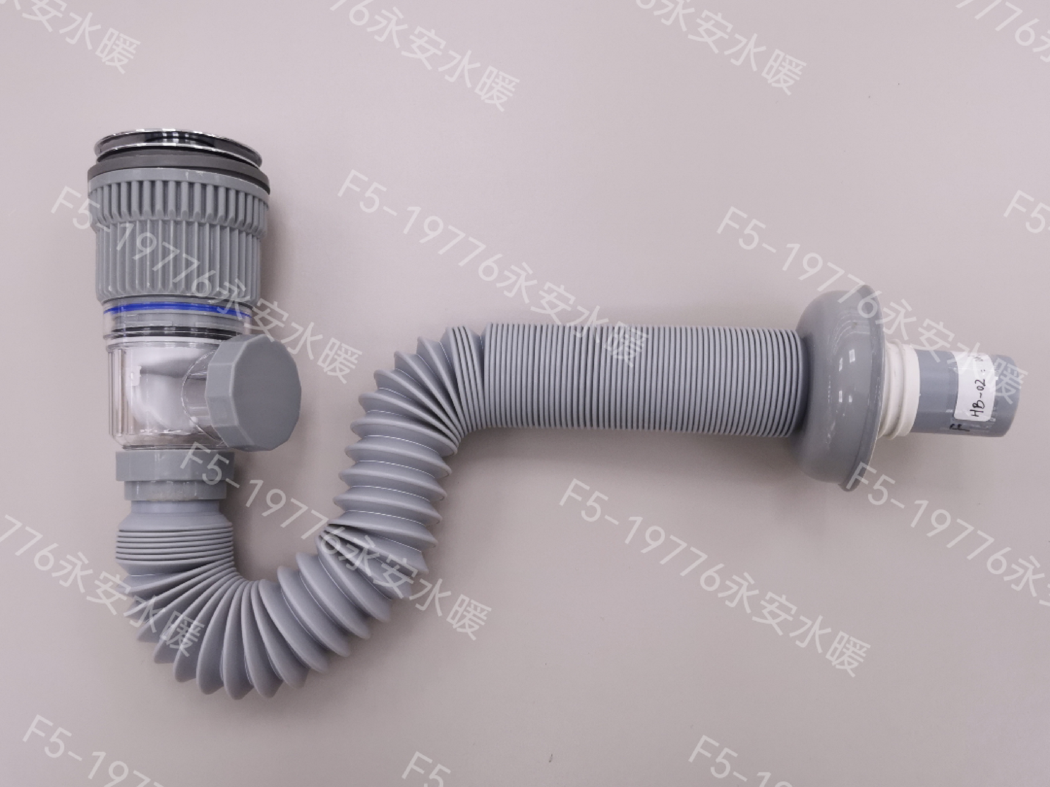 横竖排两用防臭脸盆下水大面弹跳弹跳灰色