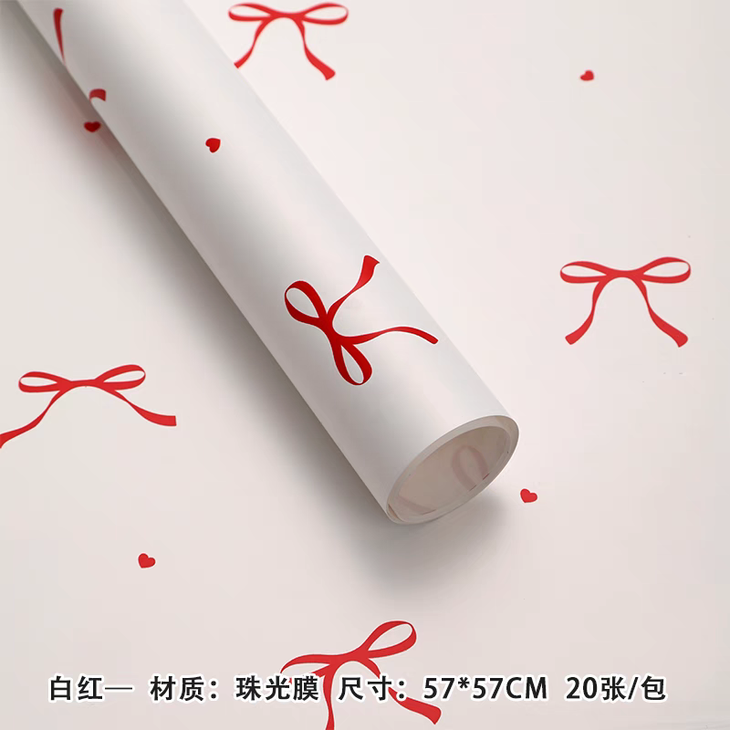 Pengfa Packaging Factory Store's new Mother's Day product, Tongxin Knot, Flower bouquet wrapping paper, rose and carnation bouquet floral art wrapping paper, thickened waterproof Ouya paper, flower packaging with Tongxin Paper, True Heart Flower detail image 7