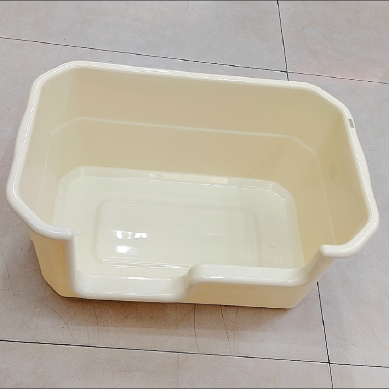 Pet supplies Open litter box Large capacity simple anti-splash cat supplies Specification drawing