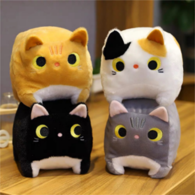 Toys, plush toys, doll factory, direct delivery of figurines, toys, square cats, doll factory, direct delivery details Picture