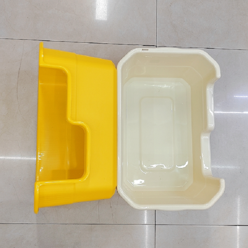 Pet supplies Open litter box Large capacity simple anti-splash cat supplies full figure