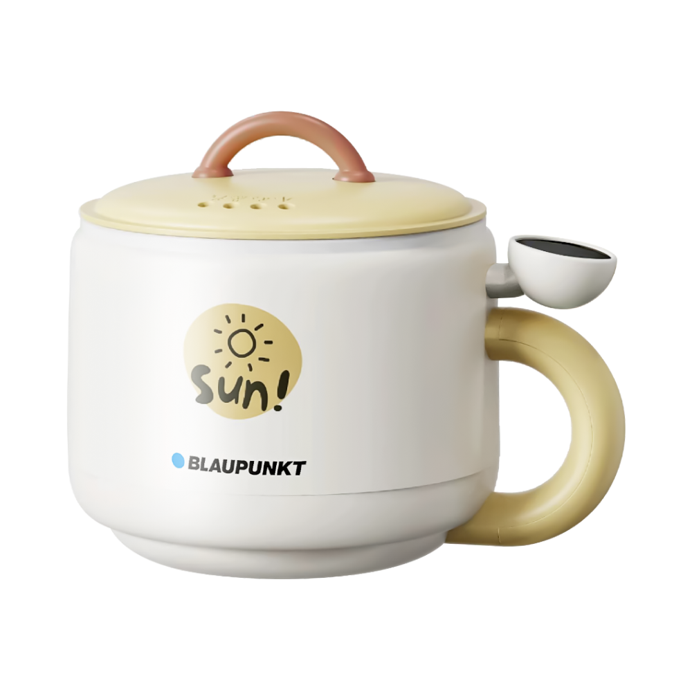 蓝宝（BLAUPUNKT）小火锅专用锅学生宿舍电煮锅迷你小型1-2人多功能电火锅家用煎涮一体不粘泡面锅蒸煮电热锅