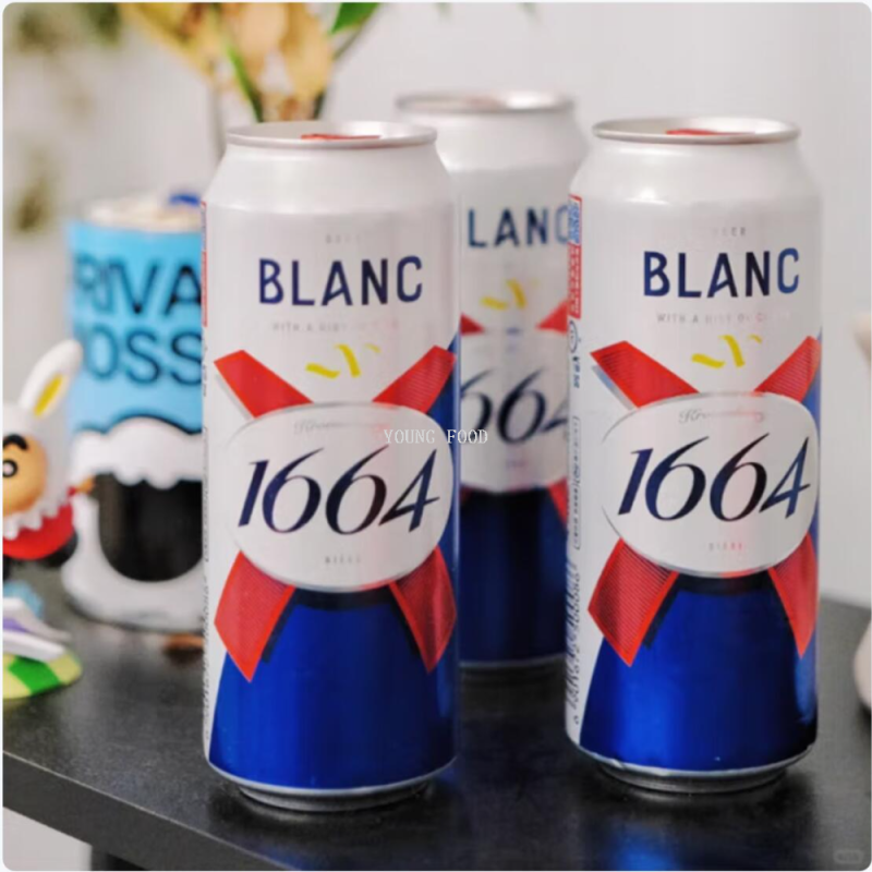 包邮！1664白啤酒500ml 洋什铺哈罗每天AFTERSHOCK零食饮料酒水