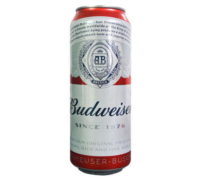 包邮！百威小麦啤酒拉罐熟啤酒黄啤酒500ml 哈喽每天休闲零食酒水详情5