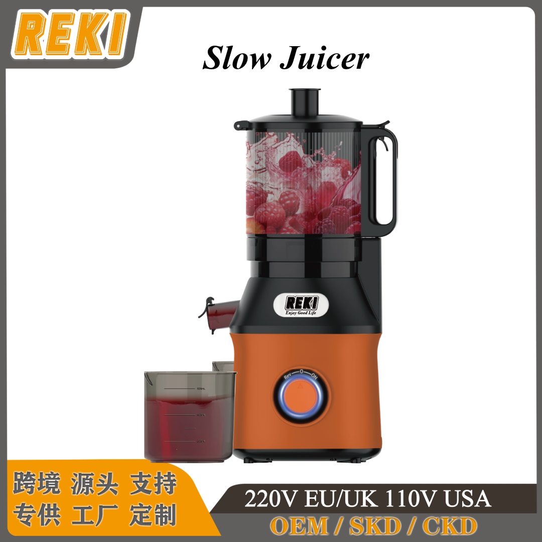 跨境外贸 SLOW JUICER 便捷原汁机家用全自动多功能果蔬榨汁机静音易清洗