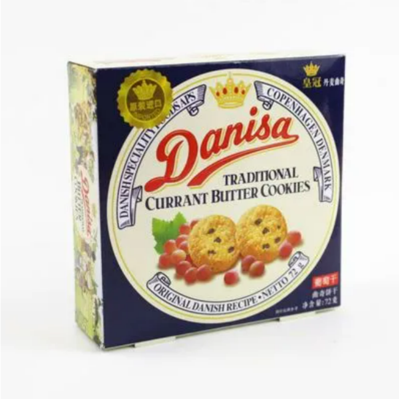 包邮 印尼丹麦皇冠丹麦牛油曲奇饼干72gCLUSTERCRISP进口休闲零食
