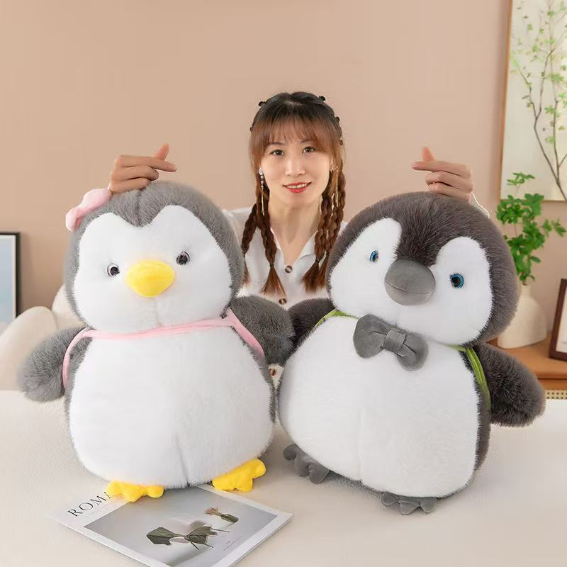 Backpack penguin doll, plush toy doll, doll factory, direct release, internet-famous toy details Picture