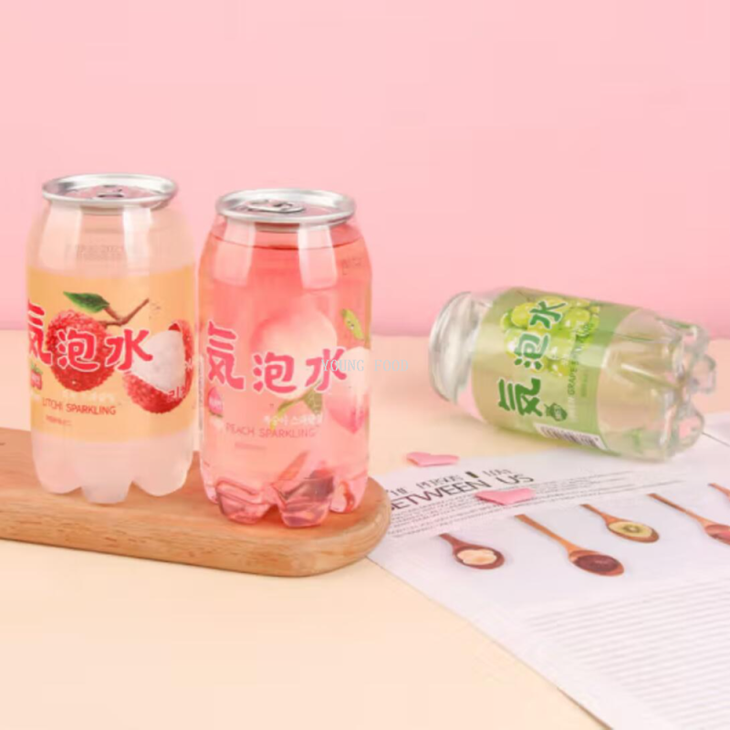 包邮！韩国熊古屋果味汽水350ml 洋什铺ALOE LIV休闲食品进口饮料