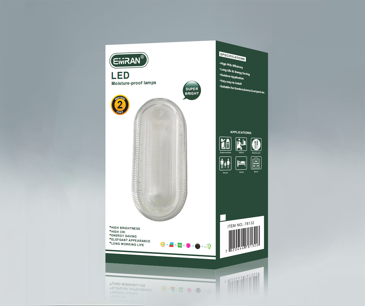 LED moisture-proof lamp details Picture
