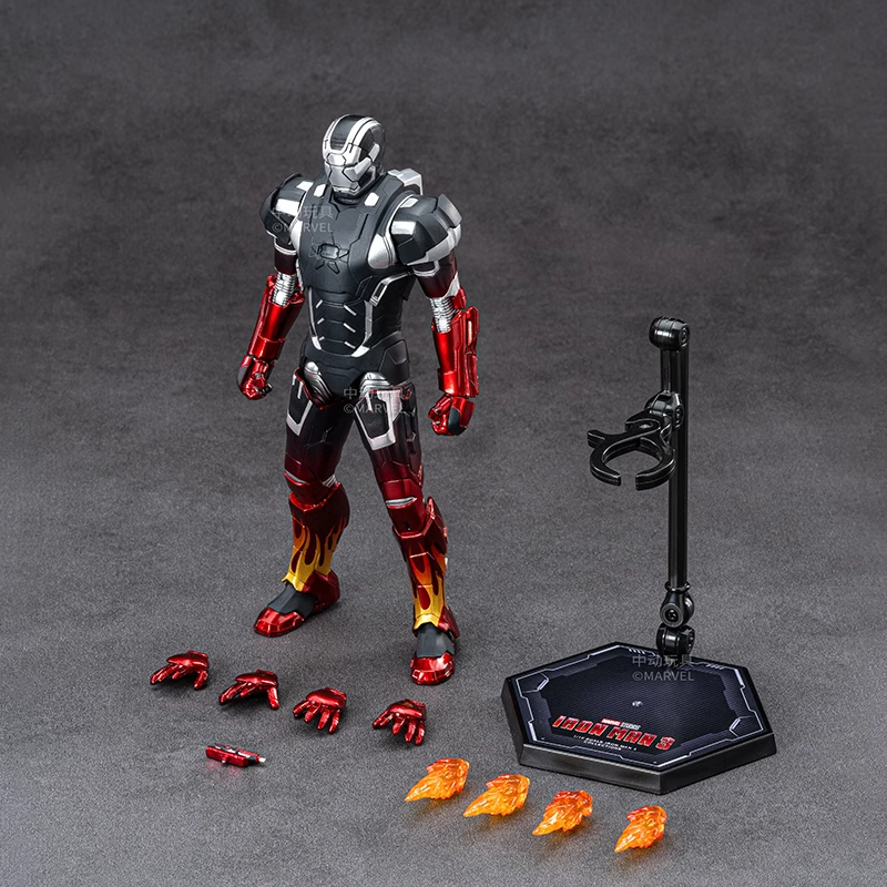 Marvel Iron Man mk22 Hot Stick Official figurine Model, trendy joint action figure 7-inch toy gift box pic 4