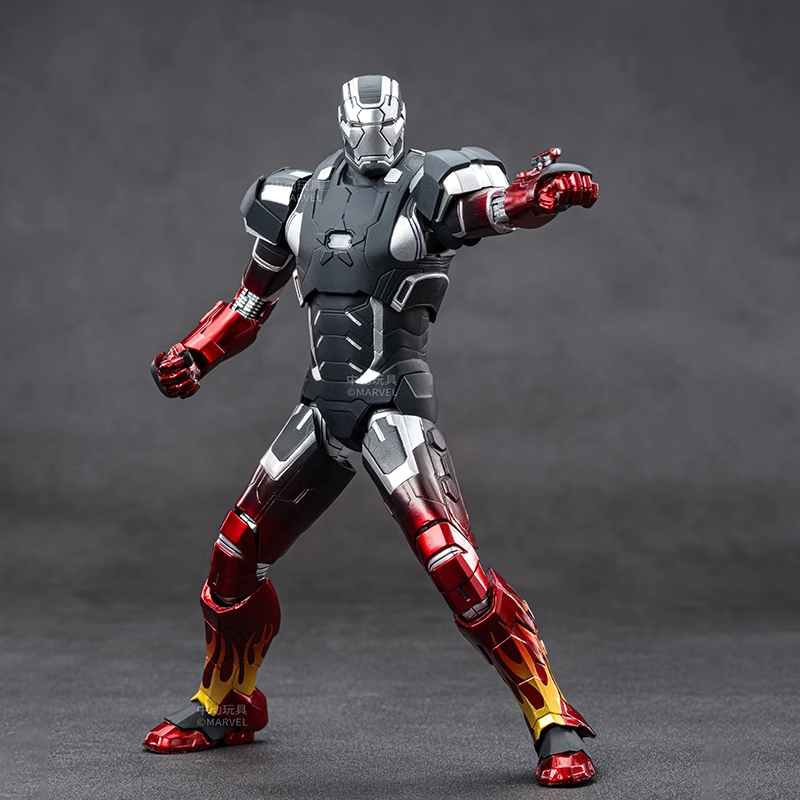 Marvel Iron Man mk22 Hot Stick Official figurine Model, trendy joint action figure 7-inch toy gift box Specification image