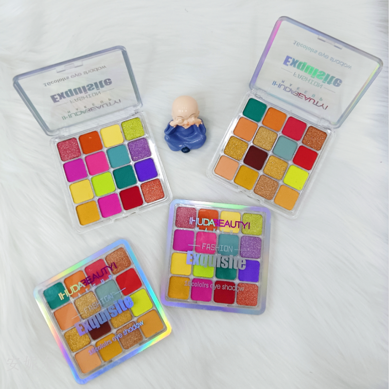 Brand cross-border new 16 color eyeshadow two sets of color lasting Application Scenario
