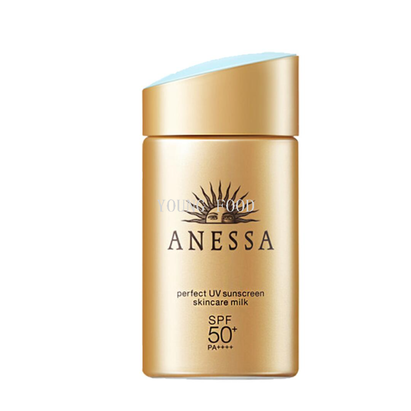 包邮！日本安热沙金灿倍护防晒乳60g 运动小子进口化妆品穿戴甲