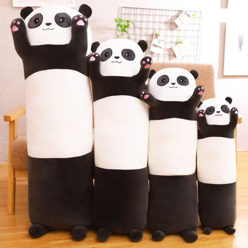 Long panda doll, plush toy, doll factory, direct delivery, internet-famous toy