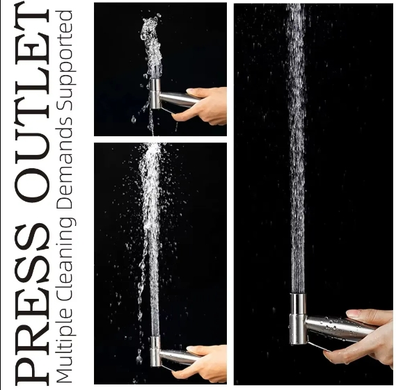 Stainless steel 304 high-pressure spray hand, toilet bidet, sprayer, bathroom sprayer, faucet pic 2