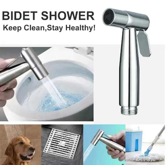 Stainless steel 304 high-pressure spray hand, toilet bidet, sprayer, bathroom sprayer, faucet pic 3