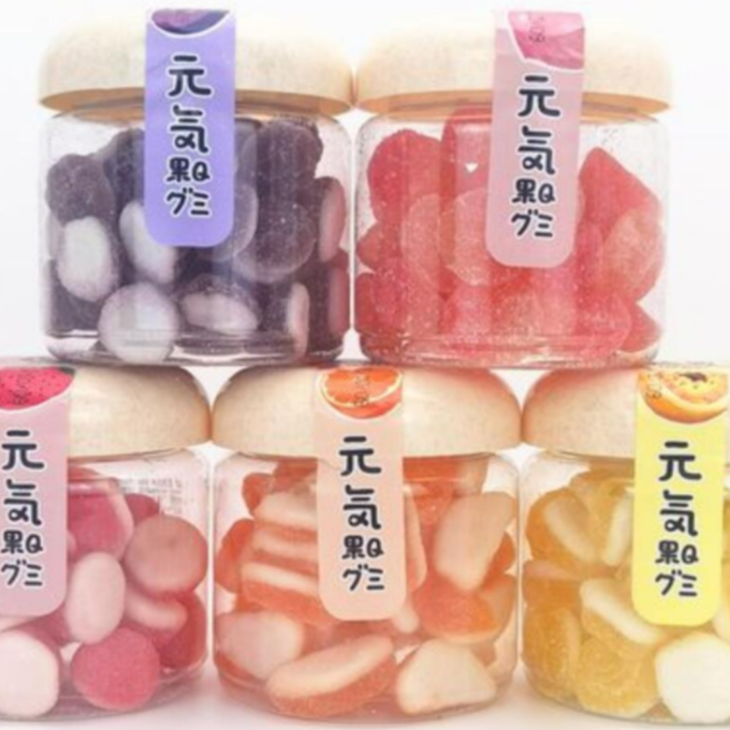 包邮！冠易德元气果Q糖水果味220g 洋什铺仕女伯爵水果糖零食手办
