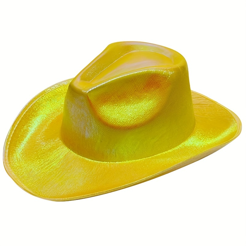 Colorful denim hats, carnival hats, shining sun hats, fun space clothing, women and men music festival, dance party hats Item Picture