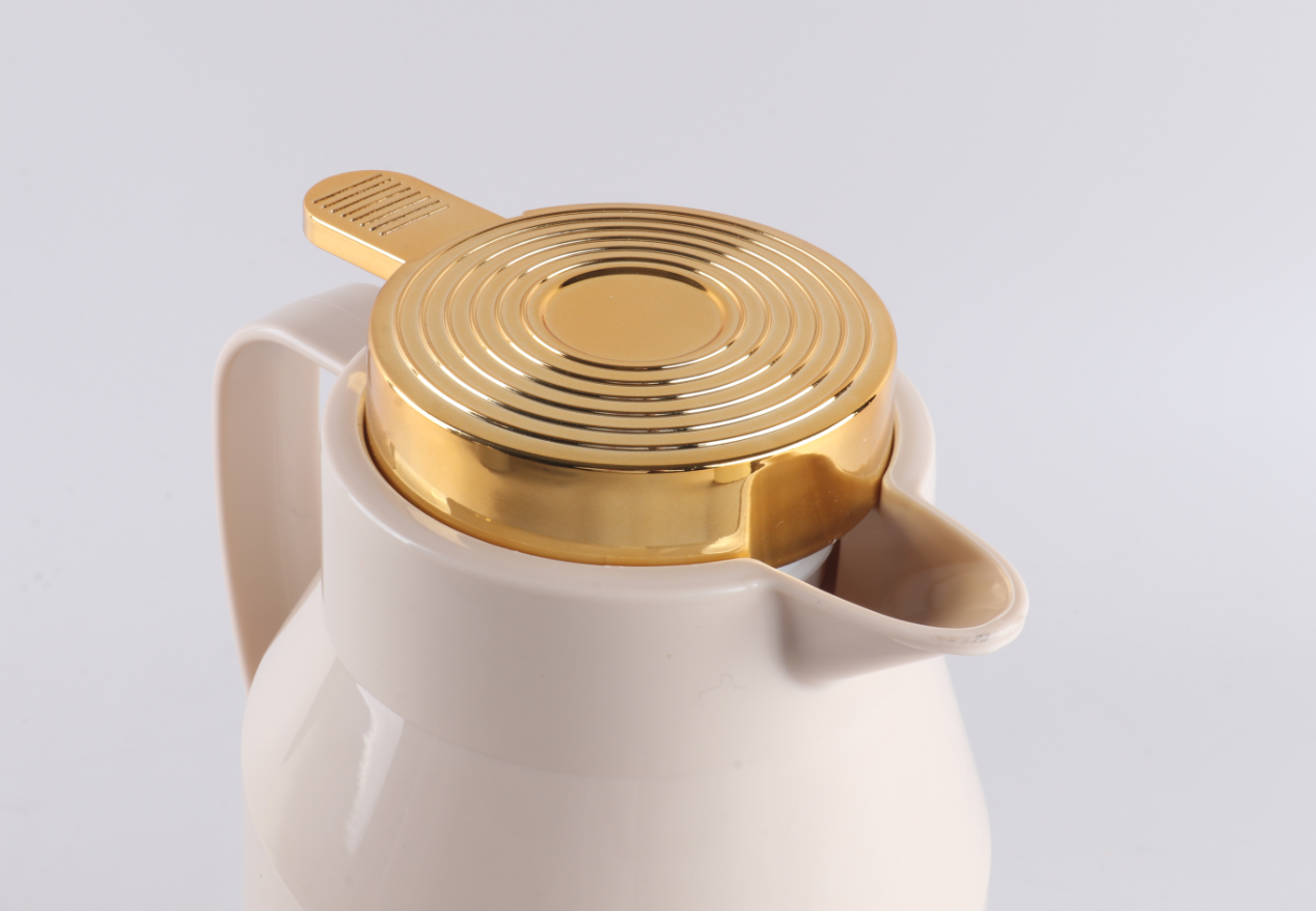 EJSHE 保温壶1L热水壶真空玻璃内胆按压轻便保温水壶批发外贸跨境详情6